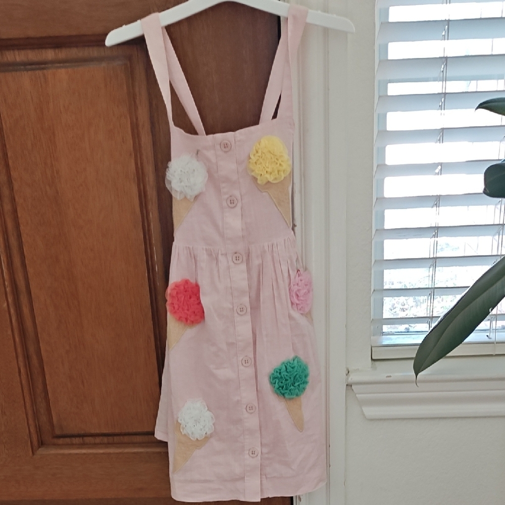 Boden Pink Ice Cream Cone Dress
